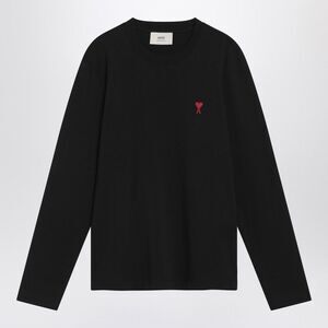 Ami Paris Men's Black Ami De Coeur T-Shirt